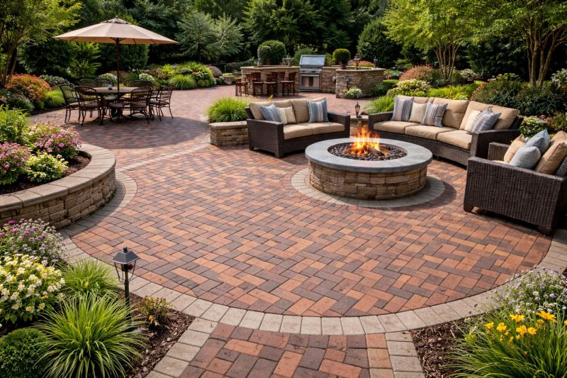 Patio Brick Installation in Warwick, RI